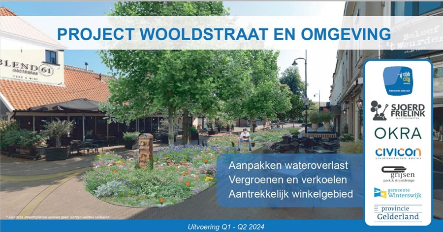 Bericht Project vergroening Wooldstraat  bekijken